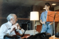 With Julius-Baker, 1988